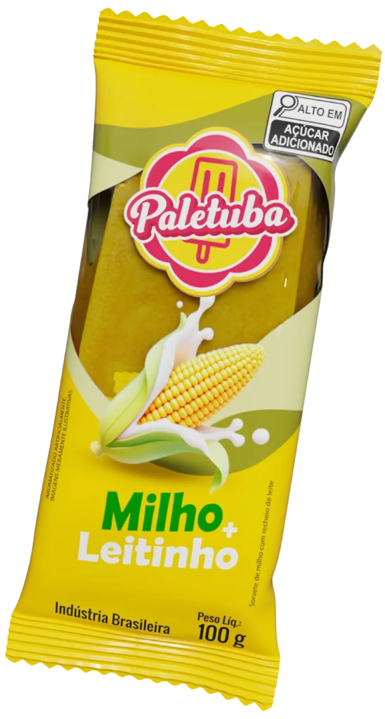 Milho – paleta embalagem - Paletuba Sorvetes