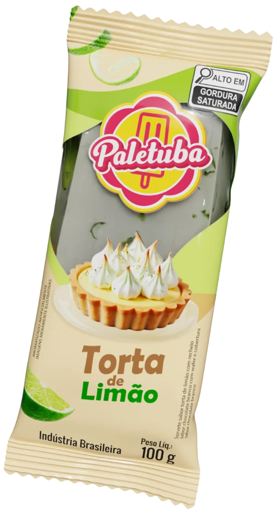 Torta de limao – paleta embalagem - Paletuba Sorvetes