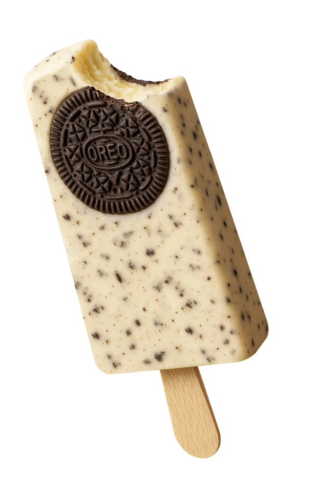cookies and cream – paleta - Paletuba Sorvetes
