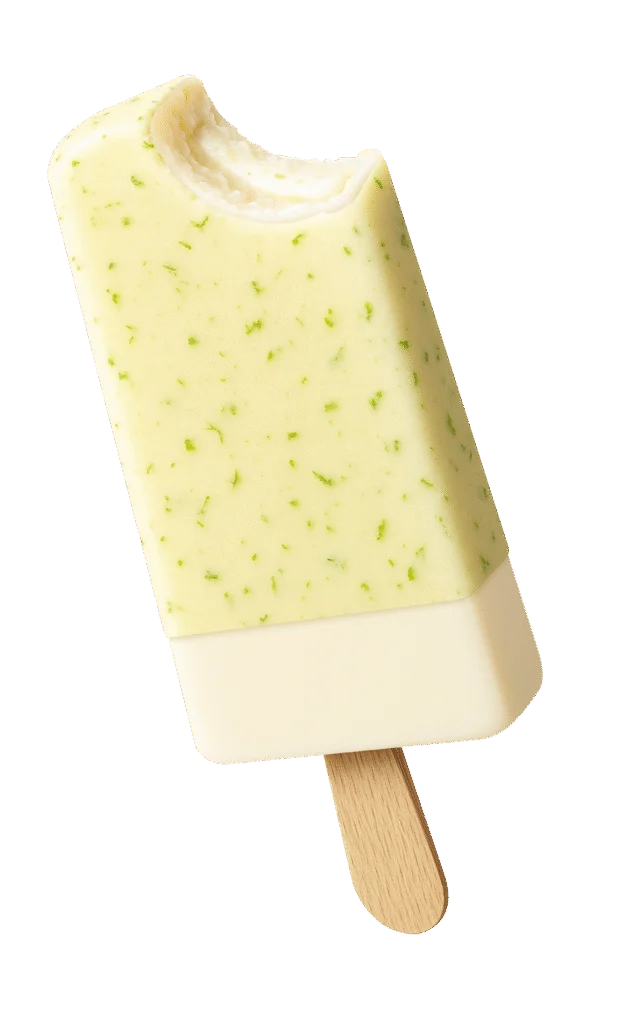 Torta de limao – paleta individual - Paletuba Sorvetes