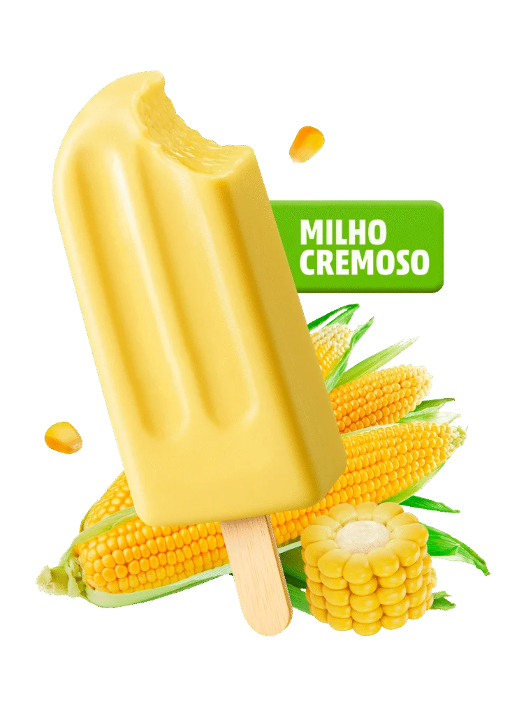 PICOLÉ – AO LEITE MILHO 02 - Paletuba Sorvetes